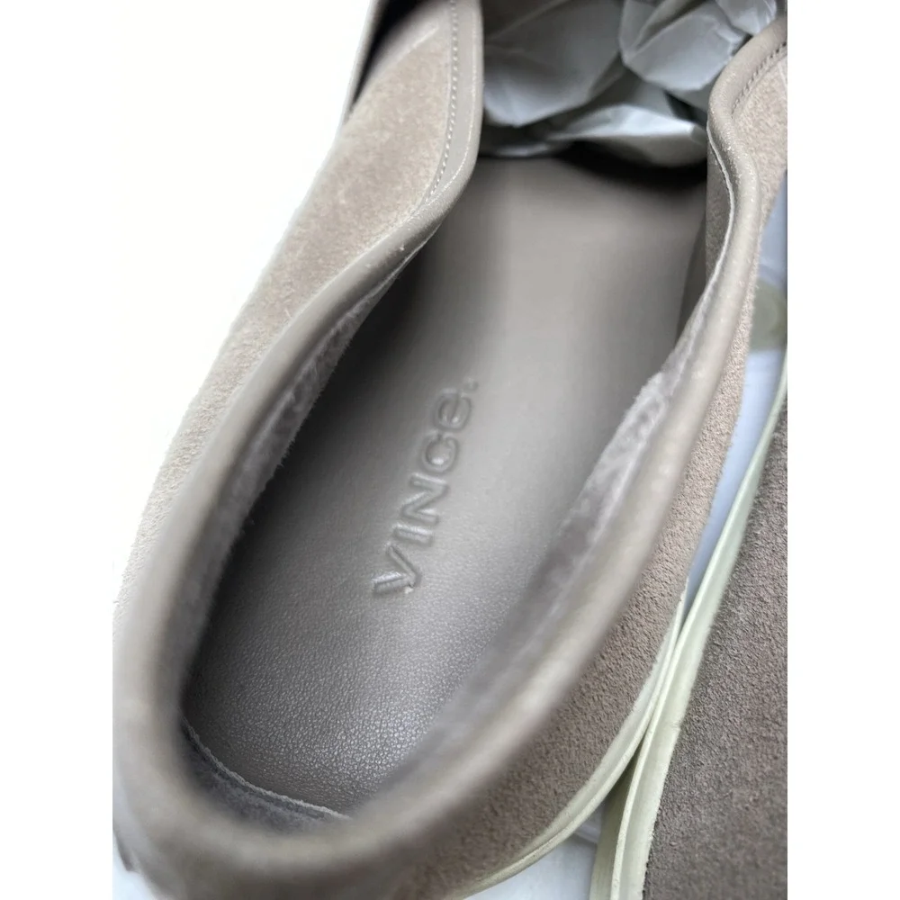Vince. Shoes Women Size 8.5 Haggai Gray Suede Casual Slip On 4010 - Picture 10 of 14